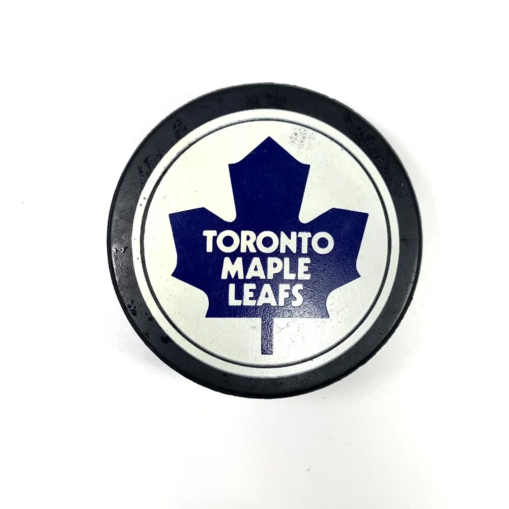 Vintage 1980s‎ Viceroy Canada NHL Toronto Maple Leafs Logo Hockey Puck